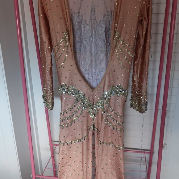 💎 Nude Rhinestone Bodysuit – Ultimate Showstopper 💎 - Picture 8 of 8